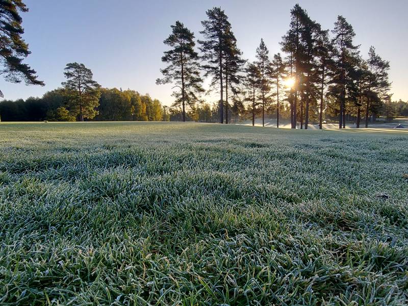 Vid frost är det spelförbud!