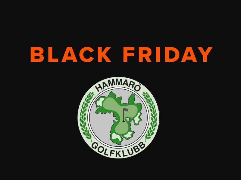 Black Friday erbjudande i shopen fredag 29 november!